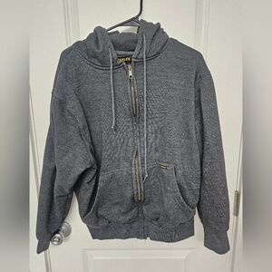 Stanley Charcoal Zip-Up Men's Sweater Large